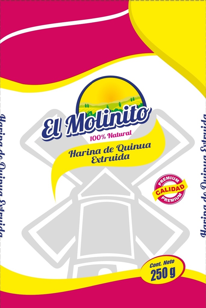 HARINA DE QUINUA EXTRUIDA EL MOLINITO 100% NATURAL