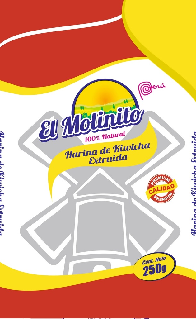 HARINA DE KIWICHA EXTRUIDA EL MOLINITO 100% NATURAL