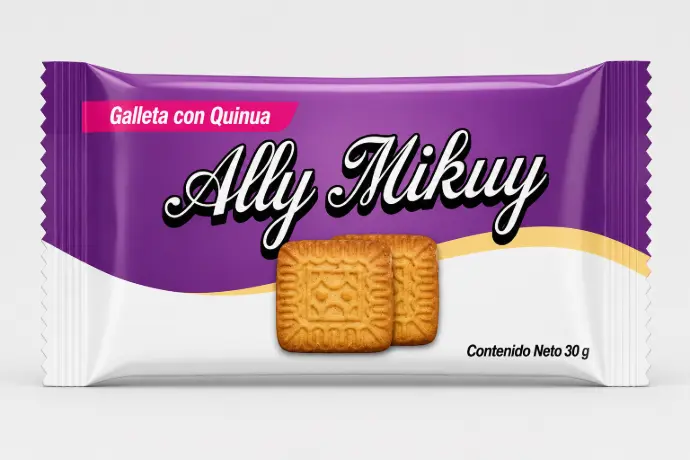 GALLETA CON QUINUA - CAJA X 180 UNIDADES - MARCA: ALLY MIKUY