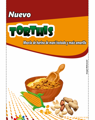 MEZCLA DE HARINA DE MANI TOSTADO Y MAIZ AMARILLO, MARCA TORTHIS