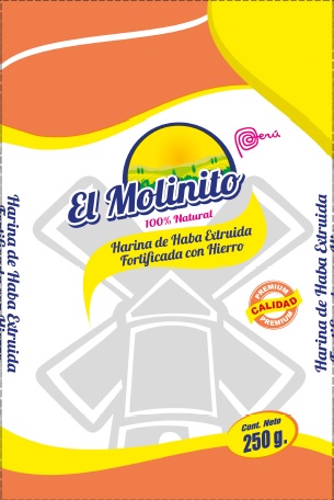 HARINA DE HABA EXTRUIDA EL MOLINITO 100% NATURAL