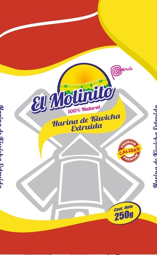 HARINA DE KIWICHA EXTRUIDA EL MOLINITO 100% NATURAL